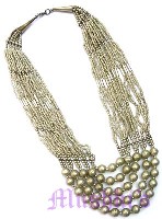 Indian ethnic necklace - click here for large view